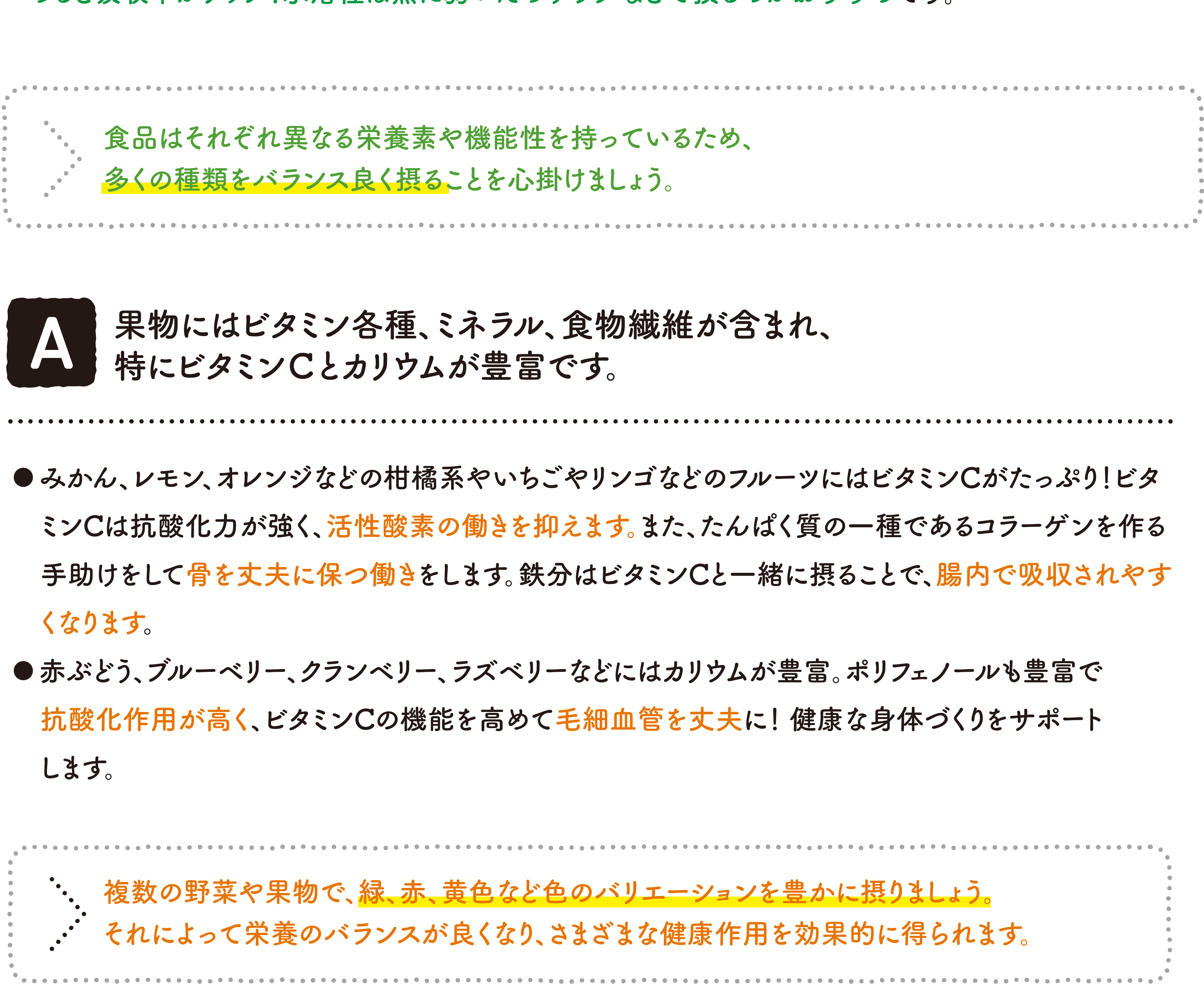 成分のお話